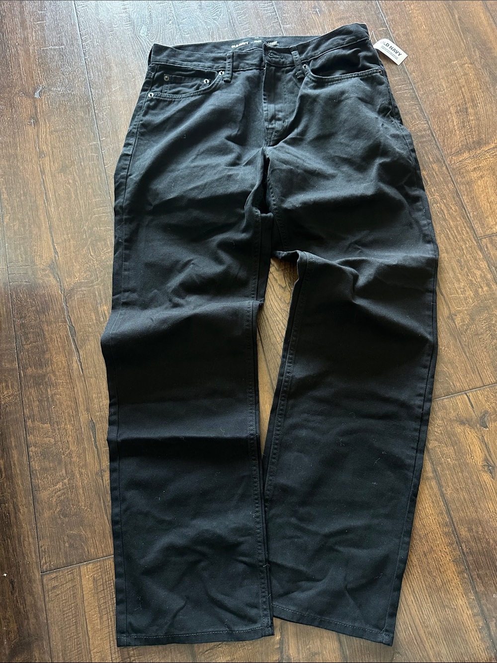 Old Navy Black Straight Leg Men's Jeans